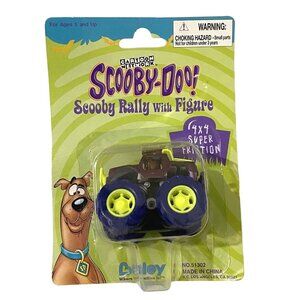 Scooby Doo Rally with Figure Boley Cartoon Network Vintage 90s Super Friction